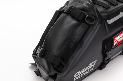 OSAH DRIFT RACKLESS PANNIER BAGS 24L + 25L DRIFT DUFFEL BAG BLACK BUNDLE
