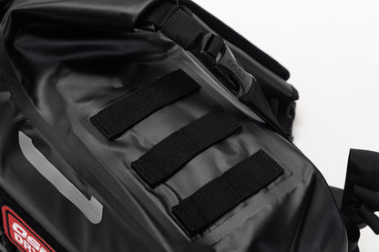 OSAH DRIFT RACKLESS PANNIER BAGS 48L + 40L DRIFT DUFFEL BAG BLACK BUNDLE