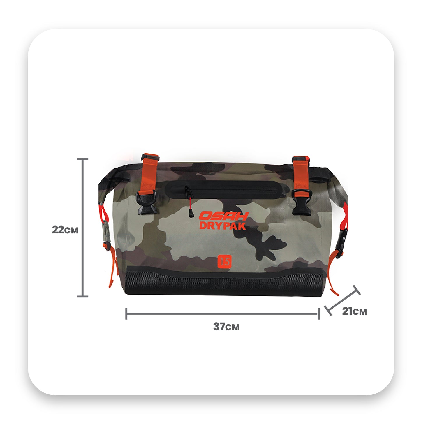 OSAH 15L MESSENGER BAG CAMO