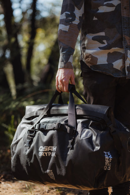 OSAH 40L DRIFT DUFFEL BAG BLACK