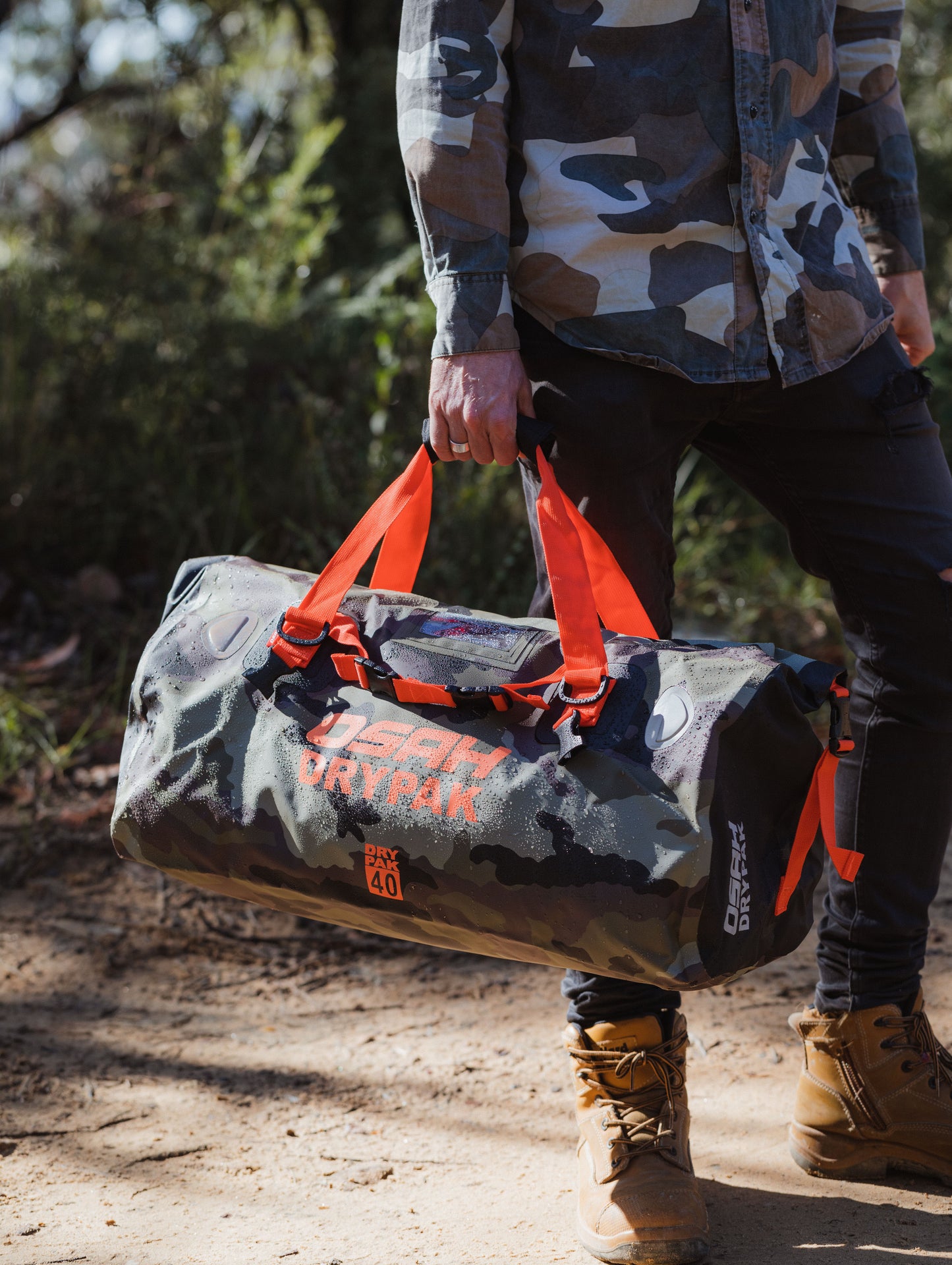 OSAH 40L DRIFT DUFFEL BAG CAMO