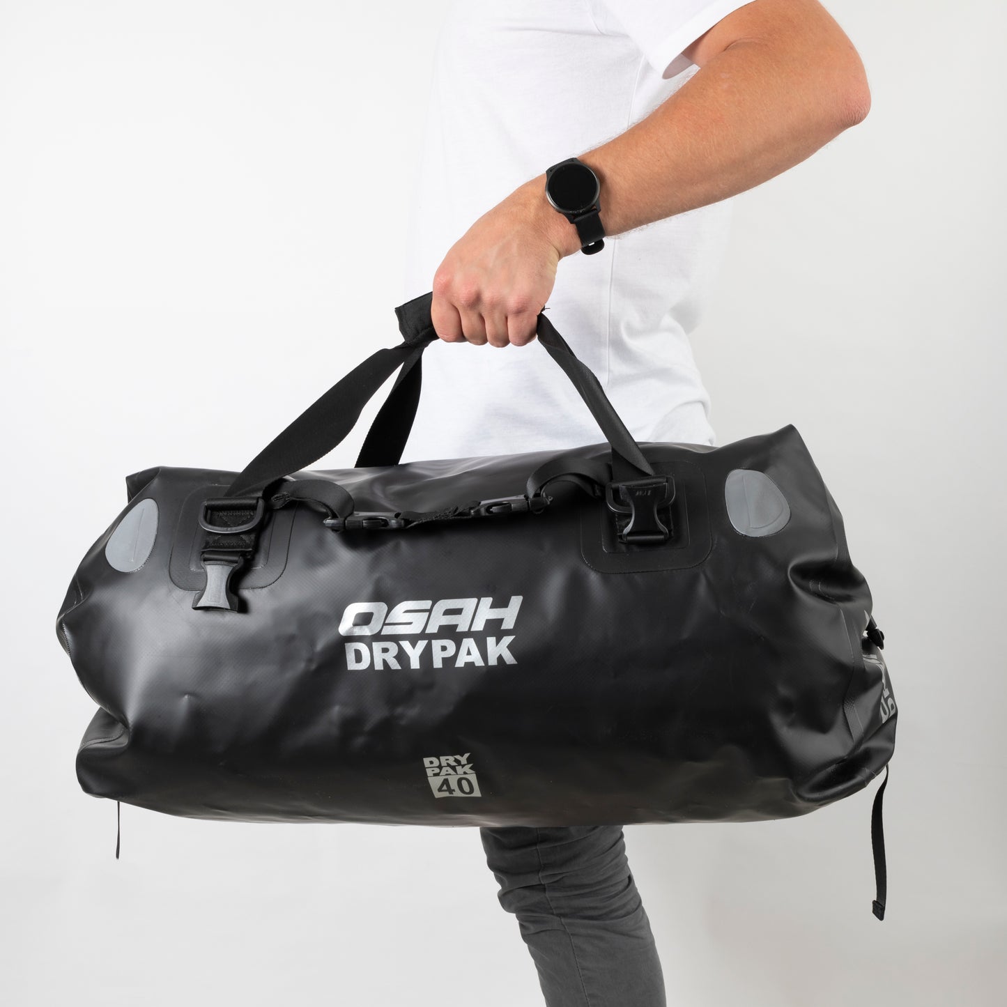 OSAH 40L DRIFT DUFFEL BAG BLACK