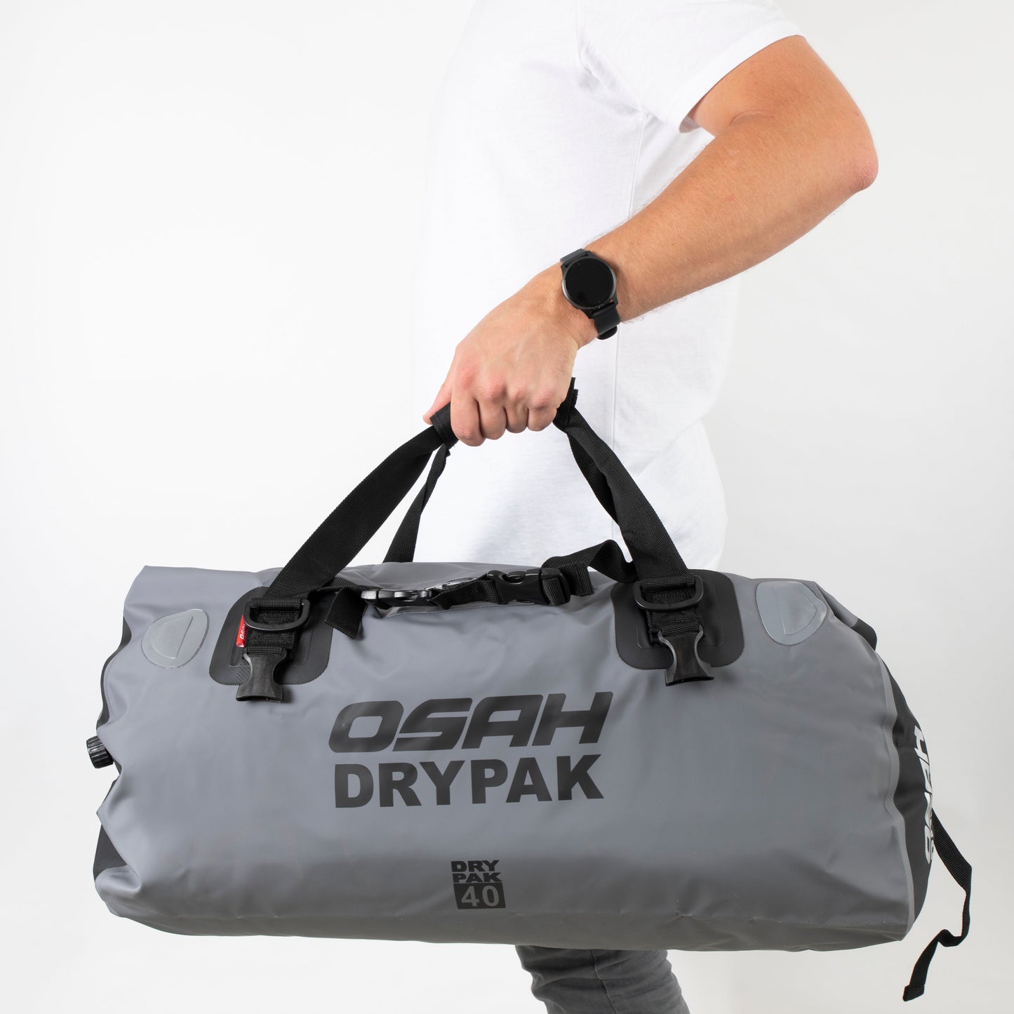 UNIVERSAL COMBO OSAH 40L GREY DUFFEL PLUS 25 LITRE GREY TAILPACK
