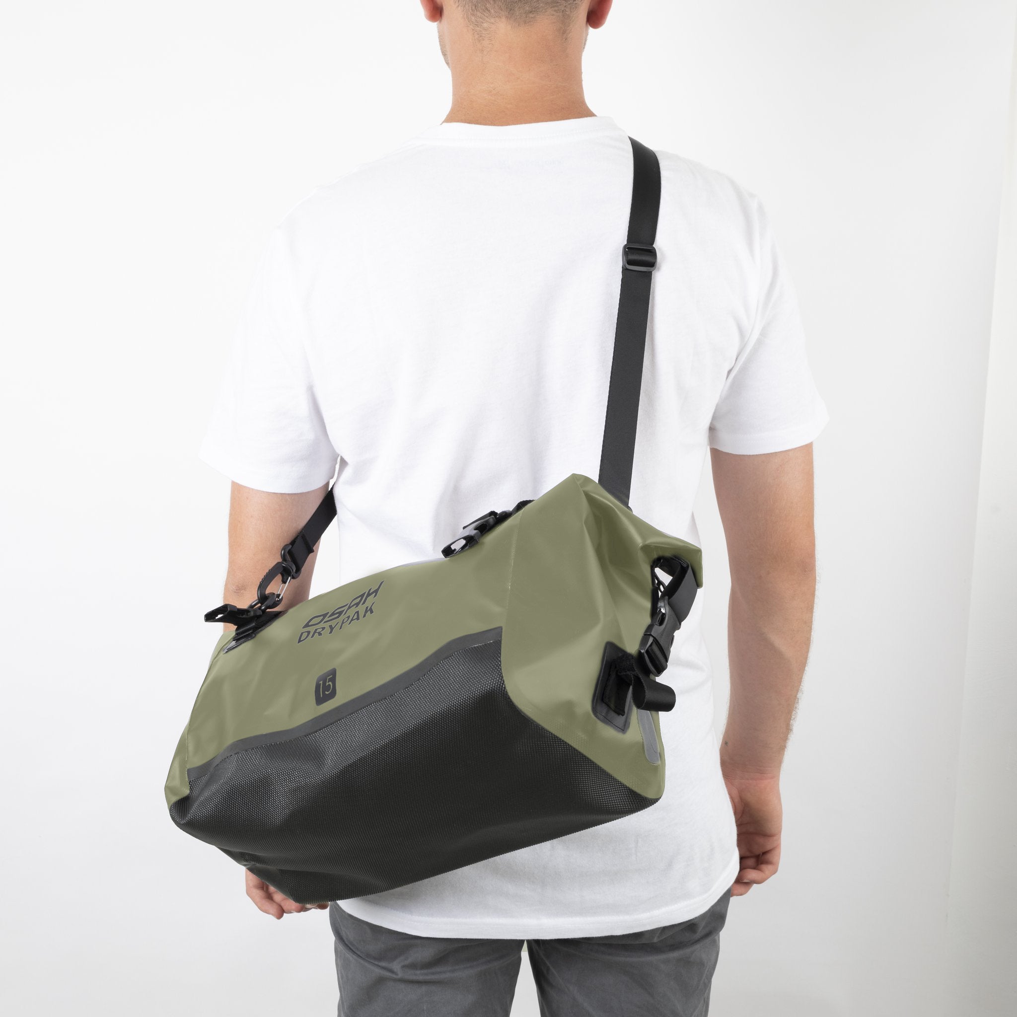 OSAH 15L MESSENGER BAG COMBAT GREEN Osah Drypaks