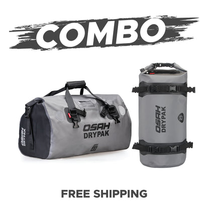 UNIVERSAL COMBO OSAH 40L GREY DUFFEL PLUS 25 LITRE GREY TAILPACK