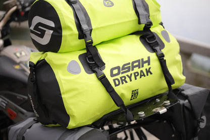 UNIVERSAL COMBO OSAH 40L HI VIS GREEN DUFFEL PLUS 25 LITRE TAILPACK