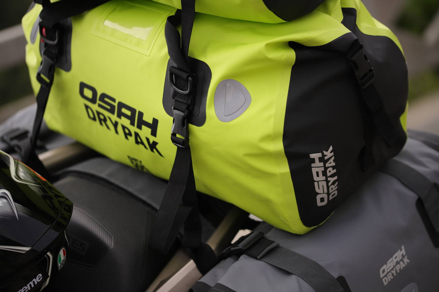 OSAH 60L DRIFT DUFFEL BAG HI-VIS GREEN