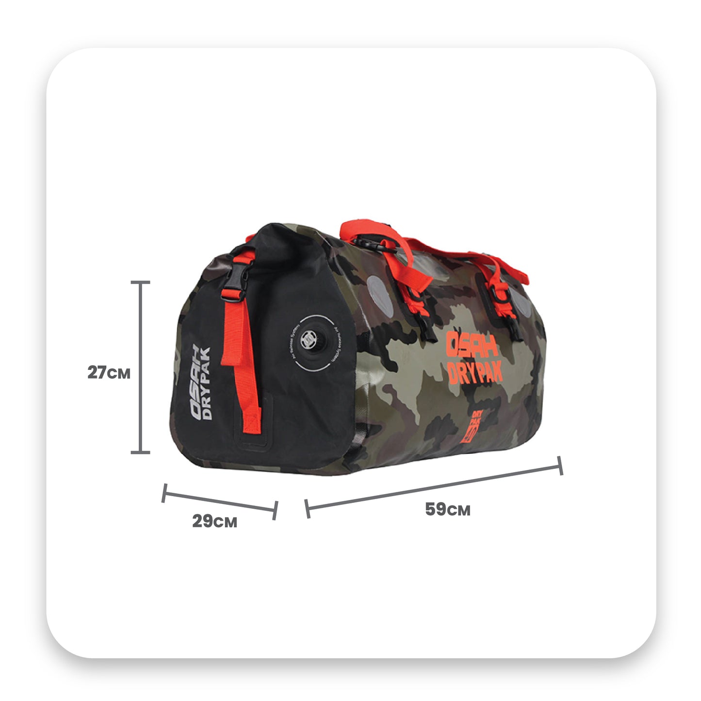 OSAH 40L DRIFT DUFFEL BAG CAMO